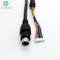 Benutzer definierte Big/Power/Midi/Mini Din 8Pin Stecker auf Molex 9Pin Stecker Stromkabel Mini Din 8 Pin Kabel 9 Pin Kabel