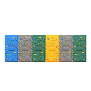 プラスチック製屋内キッズロッククライミングウォールポータブル