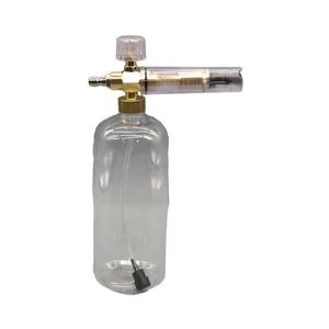 Pot long transparent en métal de 1L à bouche ronde avec <span class=keywords><strong>bec</strong></span> hexagonal en métal et pistolet à mousse Pistolet à mousse en aluminium - Product Image 2