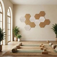 Panneau mural en feutre réutilisable, amovible et pliable, auto-adhésif, installation facile, panneau écologique insonorisant pour mémos de bureau