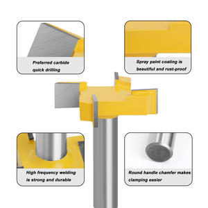 Gỗ Burr Khoan Bit Sàn Công Cụ Làm Sạch 8Mm Chân Làm Sạch <span class=keywords><strong>Router</strong></span> Bit Cho Chế Biến Gỗ Mortising Phay Cutter Rắn <span class=keywords><strong>Router</strong></span> Bit - Product Image 4