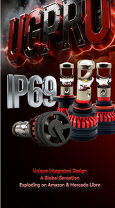 Faros LED De Lente Proyector 50W 6000K IP69 Impermeables Ajuste Universal H1 H4 H7 H11 Alta Luminosidad DC9V 60V - Product Image 6