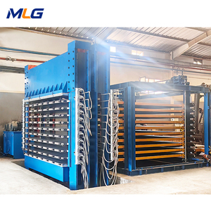 Presse à chaud multicouche <span class=keywords><strong>500</strong></span> mm x <span class=keywords><strong>500</strong></span> mm, presse à chaud pour contreplaqué, machines de pressage à chaud, machines pour le travail du bois - Product Image 2