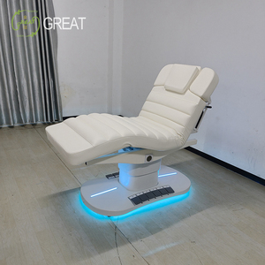 Cama de Masaje Eléctrica Curva de Lujo Moderna con Respaldo Ajustable para Salón de Belleza y Spa - Product Image 2