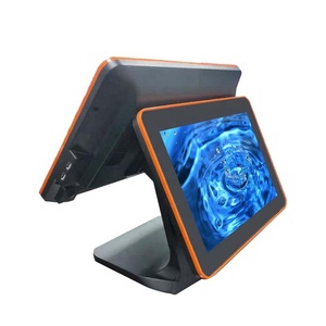 Nuovo stile 15 pollici Windows Pos macchina Touch Screen registratore di cassa doppio schermo tutto in uno POS per supermercato - Product Image 2