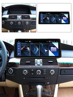 MEKEDE EU STOCK Livraison rapide gratuite Autoradio GPS Navigation Lecteur de musique 8 cœurs 4G WiFi Car-play Auto pour BMW E60 12,3 pouces