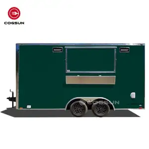 Custom Appearance Industry Ce Approved Mobile Food Truck Catering Food Cart Fast Food Trailer