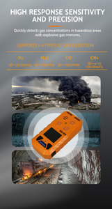 DUOTESI 4-in-1 ガス検知器（CH4/O2/CO/H2S対応、防爆認証取得済み） - Product Image 5