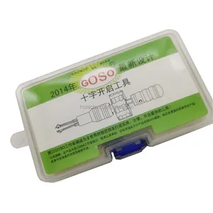 Goso 3Pcs 크로스 자물쇠 도구 자물쇠 도구 선택 6.0mm 6.5mm 7.0mm