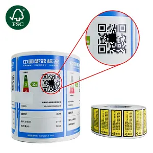 Labels adhesive Customized waterproof warranty Security Tape Printing qr code sticker