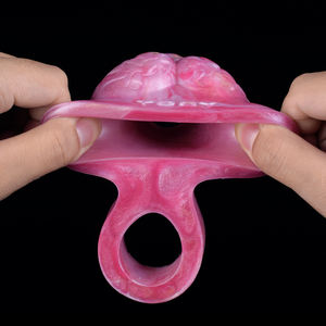 YOCY Wolf-Schädel Penishülle zur Vergrößerung Sexspielzeug Penisringe Weiche Silikon-Penishülle Dehnbar Vaginale Stimulation für Männer - Product Image 5