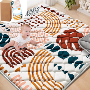 <span class=keywords><strong>Tapis</strong></span> de jeu pour bébé lavable en machine, <span class=keywords><strong>tapis</strong></span> de jeu pour bébé en tissu organique, <span class=keywords><strong>tapis</strong></span> de jeu pour bébé antidérapant et rembourré pour jouer - Product Image 2
