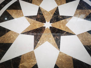 <span class=keywords><strong>Piastrelle</strong></span> per Pavimenti in Marmo con Motivo Floreale a Getto d'Acqua Economiche - Product Image 2