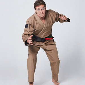 Uniforme de Karate Unisex en Tejido Pearl Weave, Color Azul Marino y Caqui, con Cinturón, Bolsa, Pantalones Ripstop Reforzados, para Competencia, Adulto, 100% Algodón, Ligero y Duradero - Product Image 2