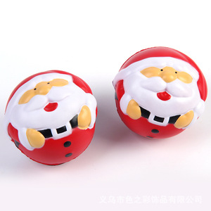 Design Toys Santa Claus Shape Stress <b>Ball</b> With Custom Logo <b>Squeeze</b> Toy Stress <b>Ball</b> for Promotional Gift - Product Image 3