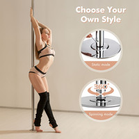 Barre de fitness portable et amovible en acier pour l'entraînement et l'exercice, pour la danse sur barre