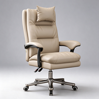 Chaise de bureau ergonomique pivotante pour la maison, chaise de bureau pivotante avec hauteur réglable pour le jeu, le streaming en direct et les études