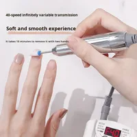 Offre Spéciale : Kit Professionnel Portable de Pédicure et Manucure – Ponceuse à Ongles Sans Fil à Moteur Brushless avec Machine à Polir les Ongles USB