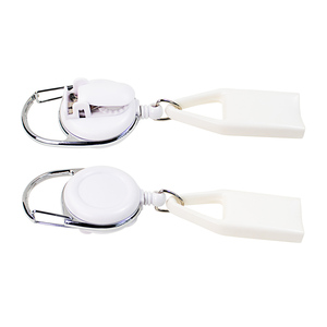Automatic Retractable Plastic <b>Lighter</b> Holder With Carabiner Buckle Rectangular Simple Design For Storage - Product Image 4
