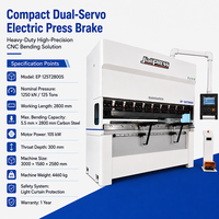 Prensa Plegadora CNC Servoeléctrica de 110 Toneladas, 3200 mm, Alta Precisión, Sin Aceite, para Plegado de Chapa Metálica