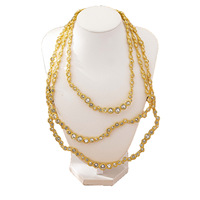 Cadena de Eslabones de Cobre con Baño de Oro de 18K, Diseño Original de Genius, Estilo Moderno, Elaborada, con Circonitas, para Mujer, Aniversario