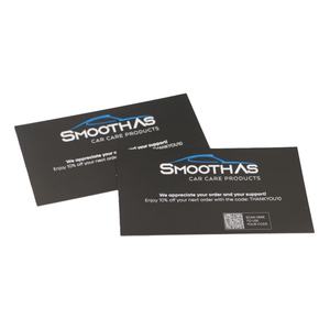 Многоразовая современная черная визитная карточка 90x55 мм, 350 г/м², класса люкс, для промоакций и посещений компаний, с возможностью индивидуального дизайна, черная, из Китая - Product Image 5