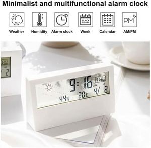 New Multifunctional Alarm Clock Night Light Digital Alarm Clock <b>Smart</b> Children's Alarm Clock Creative Gift With Custom Logo - Product Image 4