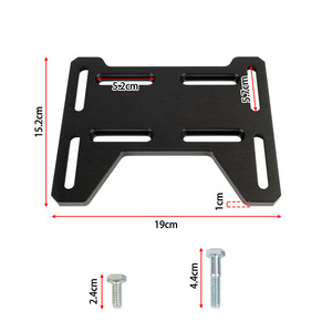 Adaptateur de support moteur en aluminium Xuzhong Db30 pour Predator 212cc noir argenté avec accessoires - Product Image 2