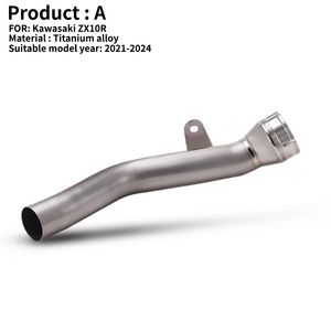Tubo de Escape Reforzado Nuevo para Kawasaki Ninja <span class=keywords><strong>ZX10RR</strong></span> ZX-10R ZX10R NlkHanm 2021-2024, Acero Inoxidable de Titanio, Embalaje en Caja, 1 Año de Garantía - Product Image 5