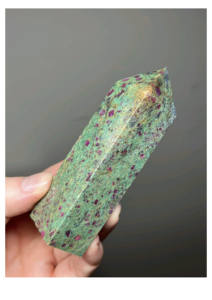 หินรูบี้เมทริกทาวเวอร์แบบปลายแหลมสองด้าน ยอดขายอันดับหนึ่ง, คริสตัลรูบี้ไคยาไนต์แบบปลายแหลมสองด้าน, หินคริสตัลบำบัดแบบทาวเวอร์ - Product Image 2