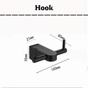 Juego de Accesorios de Baño de Acero Inoxidable Marrón Moderno de Primera Calidad, 7 Piezas, Toallero de Pared, Prevención de Corrosión, Estilo Moderno y Minimalista - Product Image 5