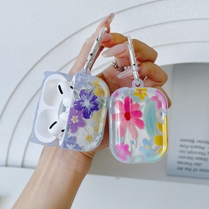 Nouvelles filles fleurs peinture étui de protection en TPU souple pour <span class=keywords><strong>AirPods</strong></span> Pro 2 3 papillon sans fil écouteurs couverture pour <span class=keywords><strong>Airpods</strong></span> 3 4 - Product Image 4