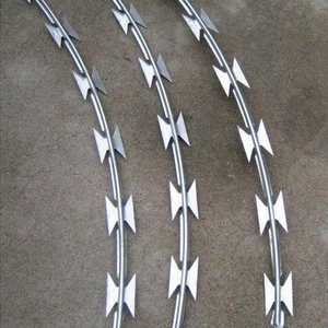 Fil de fer barbelé de type BTO-22 haute sécurité, galvanisé à chaud, en acier et en fer galvanisé - Product Image 5