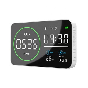 Testeur de moniteur de qualité de l'air <span class=keywords><strong>CO2</strong></span> suspendu au mur détecteur de dioxyde de carbone moniteur <span class=keywords><strong>CO2</strong></span> pour salle de classe universitaire - Product Image 4