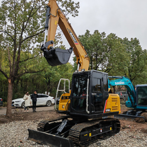 Original <b>Paint</b> 9.5 Ton 2018 Almost New for Sale SANY Excavator - Product Image 4