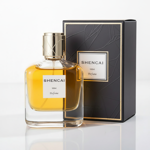 Nuevo Diseño, Fabricante, Botellas de Perfume Vacías de Vidrio de 100 ml, Base Redonda-Rectangular, con Tapa Metálica de <span class=keywords><strong>Zamak</strong></span> - Product Image 3