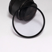 Filtre bleu Streak OEM personnalisé 37-82mm 52mm 49mm pour objectif cinématique anamorphique, verre anti-reflet, cadre en aluminium, étanche pour appareil photo reflex numérique