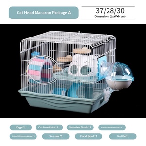 Cage à hamster <span class=keywords><strong>de</strong></span> luxe en fil <span class=keywords><strong>de</strong></span> fer double couche, grande et spacieuse, pour hamster syrien et nain, <span class=keywords><strong>vente</strong></span> en gros pour animaleries - Product Image 6
