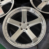 Jantes monobloc personnalisées Hypersilver avec rivets décoratifs 5*112 5*114.3 20 22 24 Jantes forgées pour Camry Corolla Accord Civic