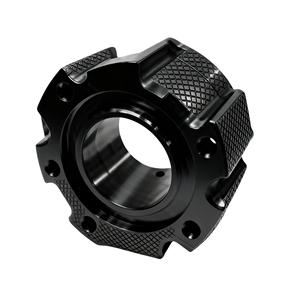 قطع غيار مخصصة للطيران مصنعة بتقنية التحكم الرقمي بالحاسوب مع تشطيبات دقيقة بالأنودة على الفولاذ المقاوم للصدأ بما في ذلك أنواع الحفر والتسنين - Product Image 3