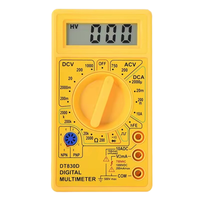 Mini écran LCD de haute qualité multimètre électronique numérique voltmètre ampèremètre ohmmètre Instrument de test à bas prix