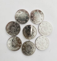 Jetons Monnaie Métal Argent Personnalisés Gravés Économiques pour Lave-Auto, Jeux et Machines à Laver