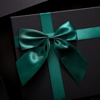 Boîte cadeau en carton rigide noir mat de luxe avec logo personnalisé de qualité supérieure