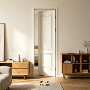 Porte intérieure en MDF style hôtel de luxe, finition mate CPL premium, portes en bois pour séjour de luxe - Product Image 4