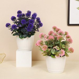 Plantes artificielles en pot de lilas de Yiwu Datuo, couleurs rouge vif, rose, blanc, violet, fleurs décoratives d'intérieur pour la décoration de la maison - Product Image 2
