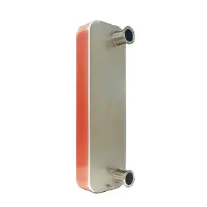 Copper soldered plate heat exchanger air conditioner heat pump chiller fluorine water cooling and heat exchange