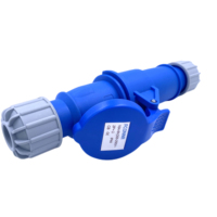 Prises CEE monophasées 3 broches mâle/femelle, norme industrielle IEC 60309, 230V 16A, IP44
