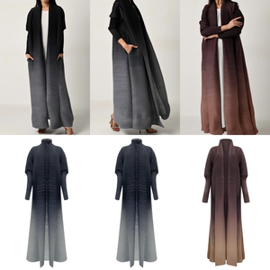 <span class=keywords><strong>Robe</strong></span> plissée Miyake Dubaï 2026 pour <span class=keywords><strong>femme</strong></span>, abaya musulmane grande taille, veste cardigan décontractée imprimée, cape pour <span class=keywords><strong>robe</strong></span> du Moyen-Orient - Product Image 4