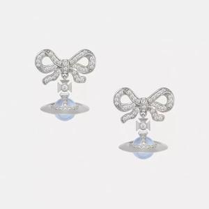 Collana da Donna con Fiocco in Tungsteno Elettroplaccato di Qualità Superiore, Pendente a Sfera Rosa Blu con Pianeta Terra, Ispirata all'Imperatrice Cixi - Product Image 6