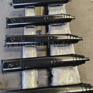 Silinder kerekan hidrolik teleskopik aksi ganda pengangkat goresan panjang banyak tahap Harga Bagus Untuk truk sampah - Product Image 3